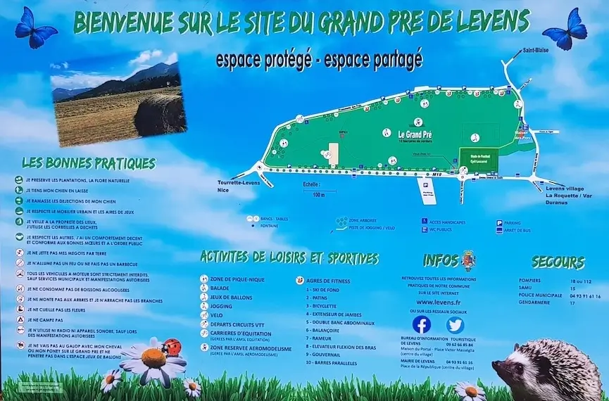 Panneau d'affichage des activités