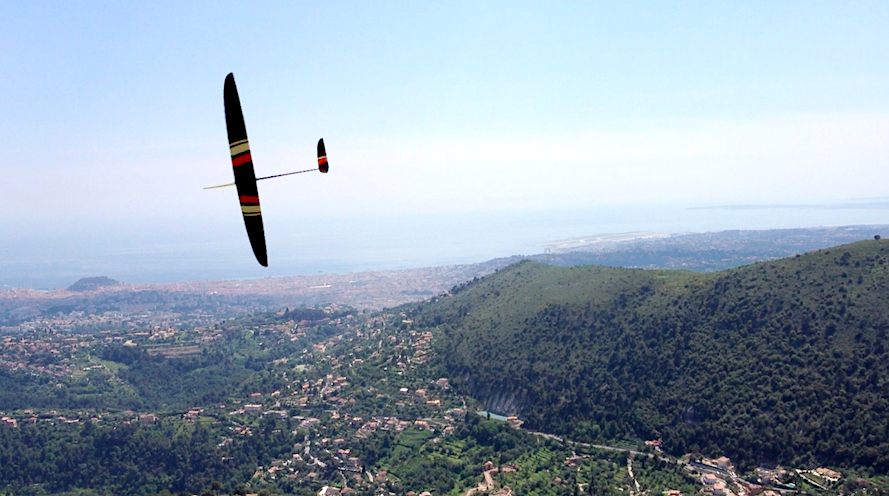 F3F glider at Mont-Chauve