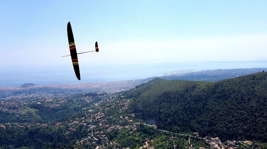 Planeur F3F au Mont-Chauve